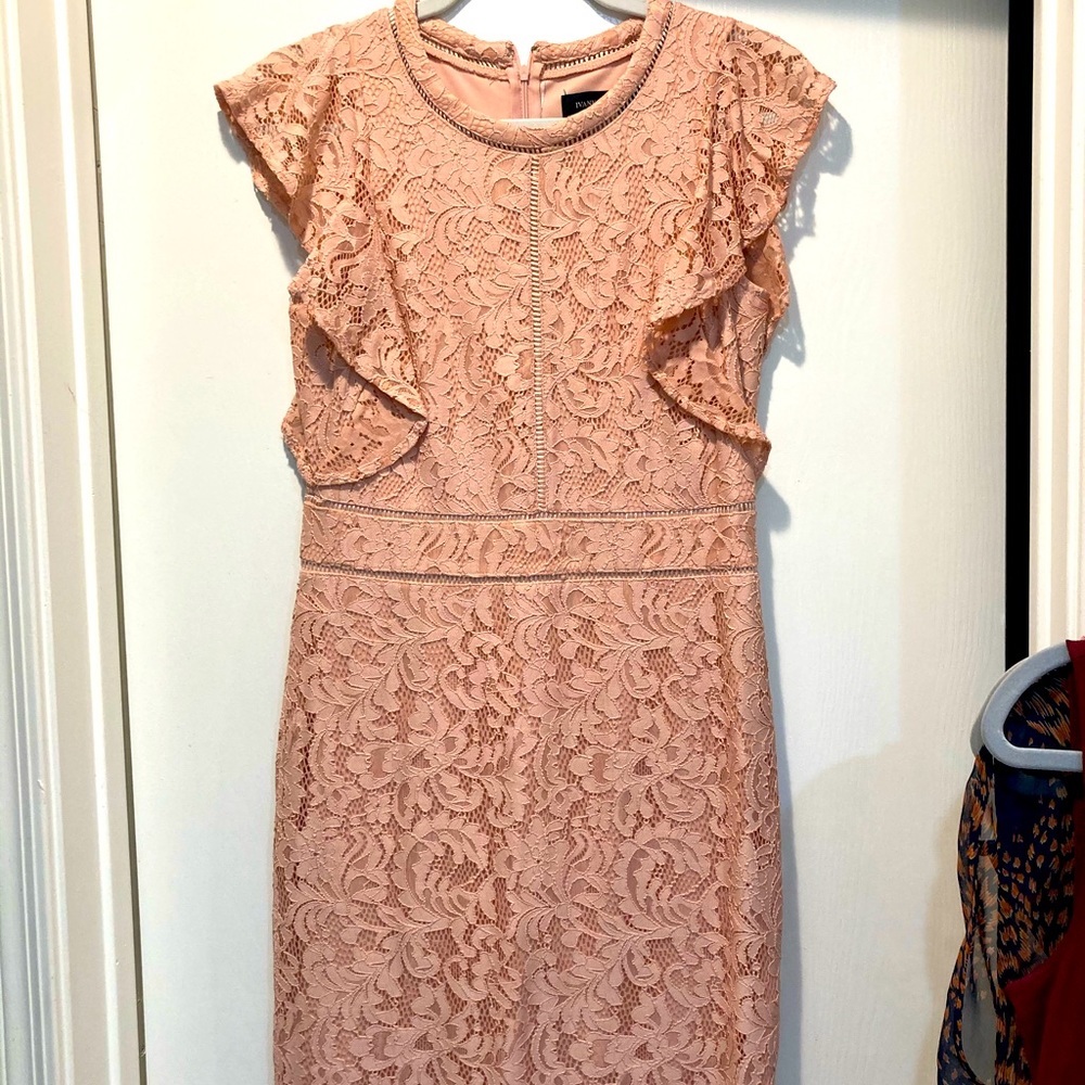 Ivanka Trump Pink Lace Dress